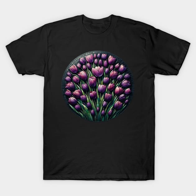 Tulip Flower T-Shirt by Jenni Arts